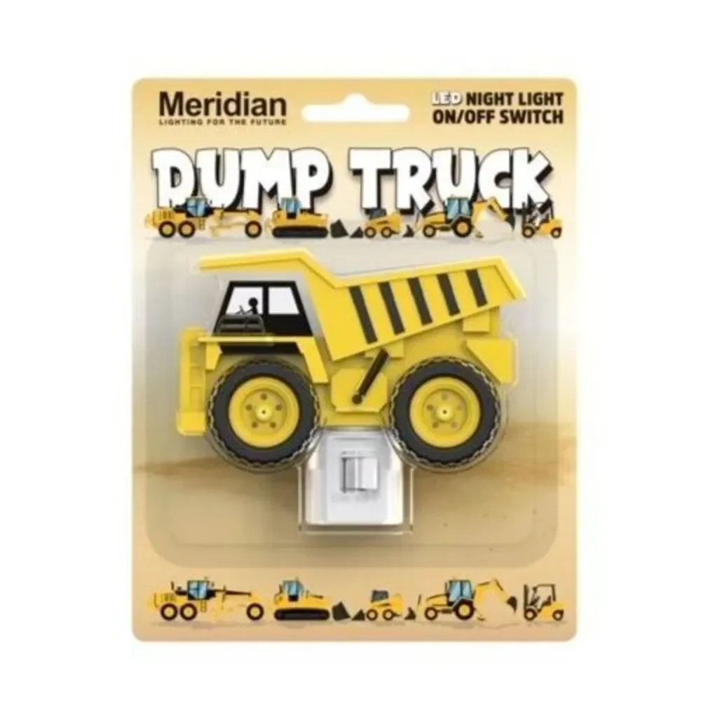 Meridian LED Dump Truck Automatic Night Light Photo-Sensing Dual Yellow Black